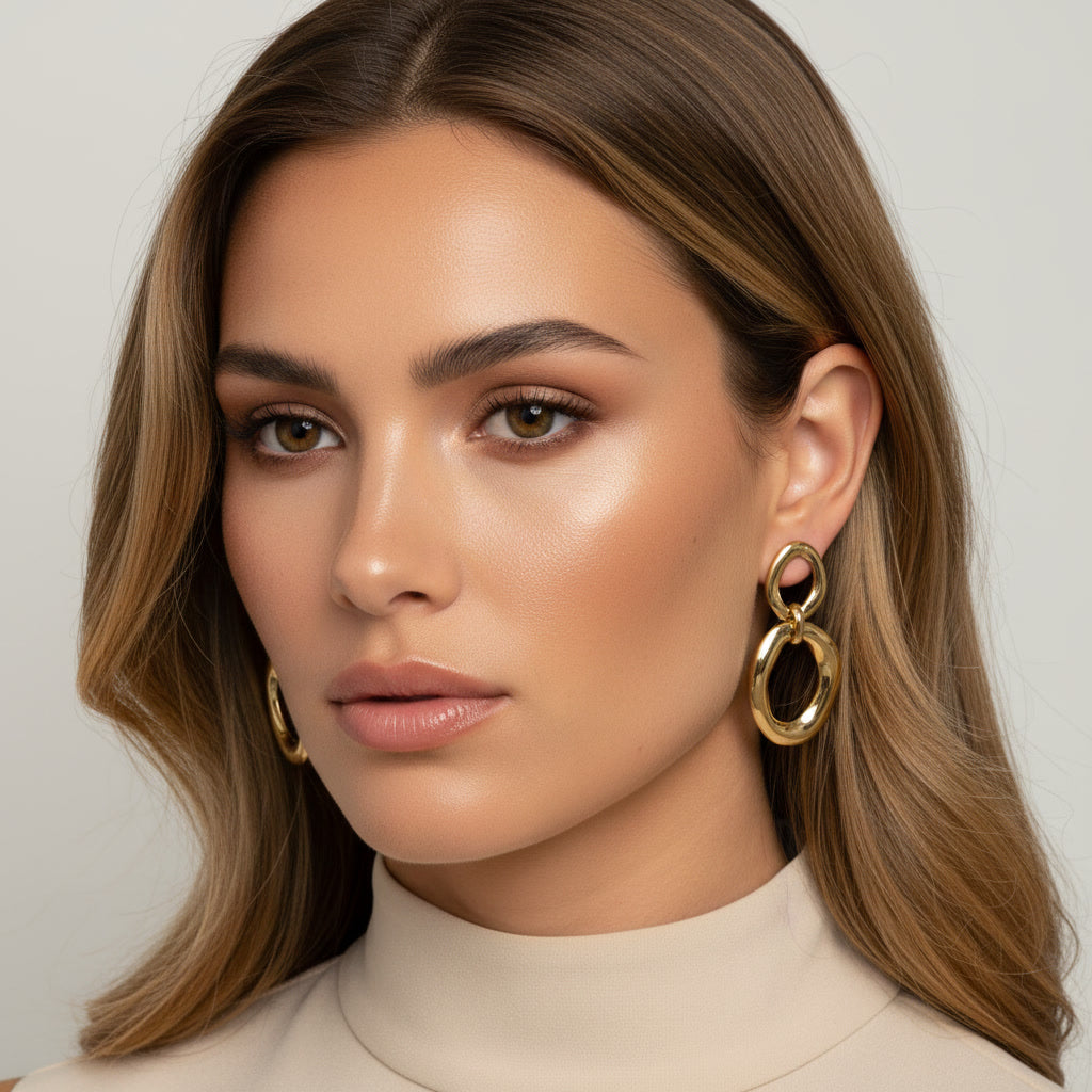 Boucles d'oreilles Camélia
